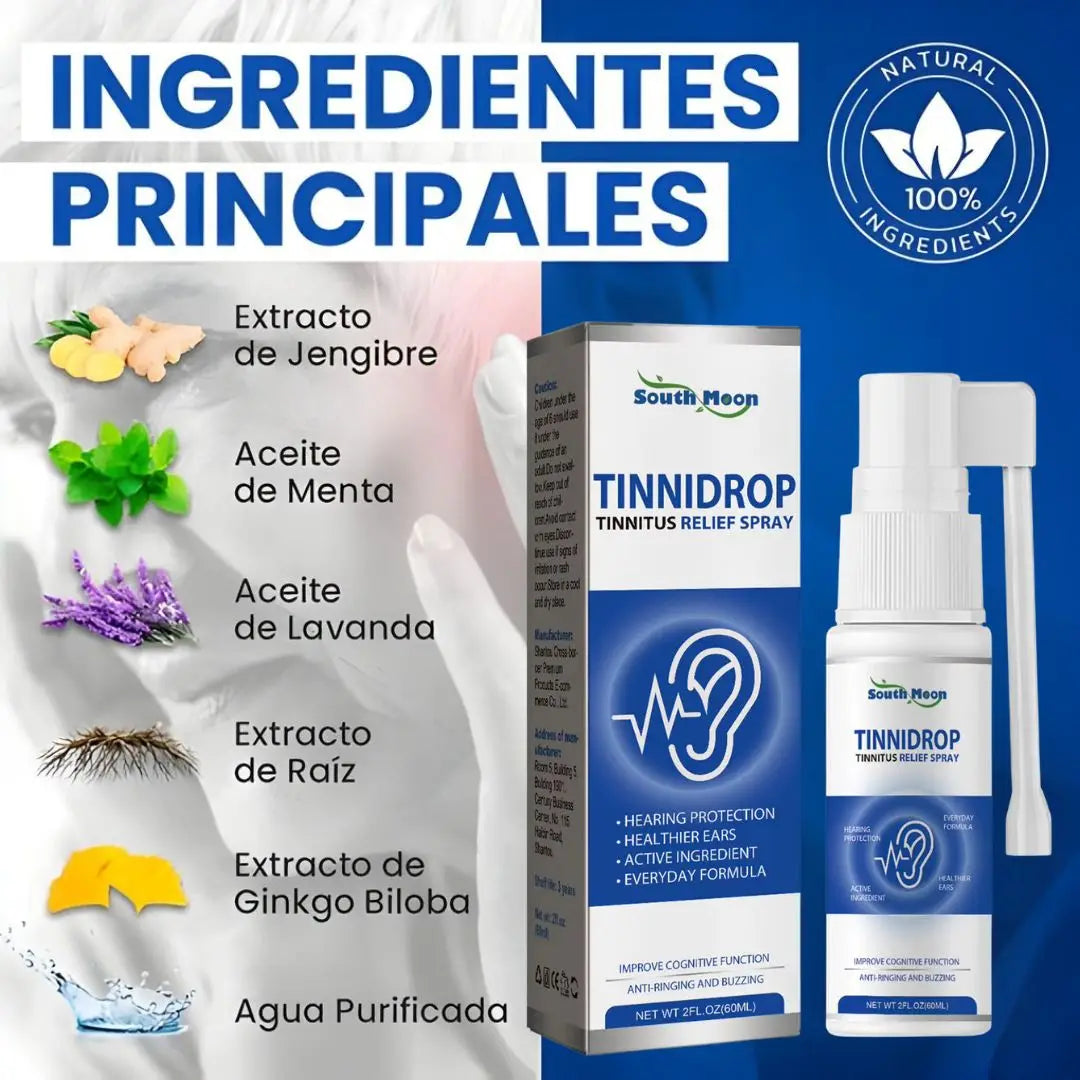 Tinnidrop - Limpieza profunda y alivio rápido para oídos tapados