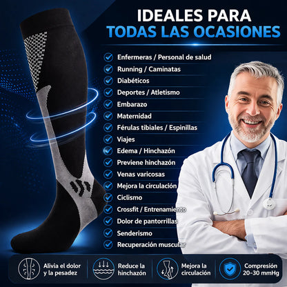 CALCETIN LARGO DE COMPRESION -  VENAFLEX®