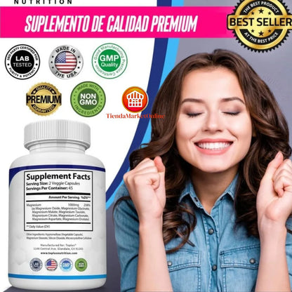 Magnesium Complex - 8 Magnesios en 1